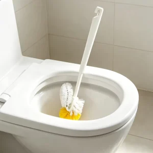 Double Head Toilet Brush Bathroom Cleaning Brush Plastic Handle Household Toilet Cleaner Brush Hotel Apartment Supply