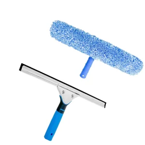 Double side Glass Wiper Car Windshield Window Cleaner Windows Squeegee With Spray Bottle