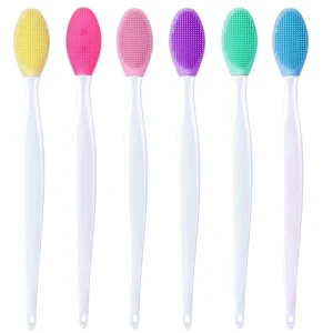 Doublesided Nose Brush Beauty Facial Cleansing Brush Lip Cleansing Stick Face Cleaning Brush Blackhead Cleansing Brush