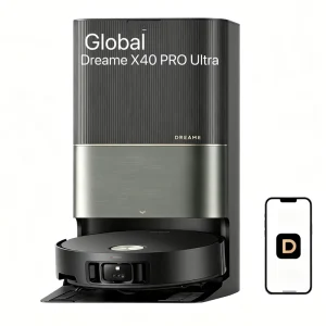 Dreame X40 PRO Ultra 12000Pa Strong Suction All in One Self Cleaning HEPA Filtration CE Certified Robotic Vacuum Mop