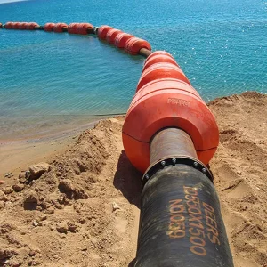 Dredging Pipe Floater Maintains Position Handles Tough Conditions