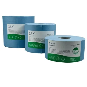 Dry Blue Super Absorbent Non Woven Cellulose Polyester Roll Industrial Cleaning Wipes Spunbond Microfiber Cloths