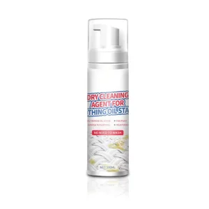 Dry Cleaner for Clothes Portable Dry Spot Remover for Clothes Carpet Oil Stains Eliminator Eraser Cleaning Fluid Agent Spray