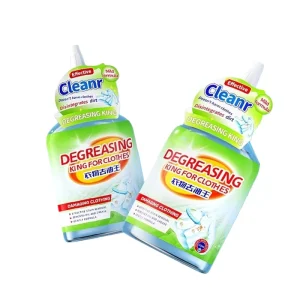 Dry Cleaning Agent Eco Friendly Liquid 15 30% Active Enzyme Degreasing Stain Remover for Apparel Oil Stains OEM Made China