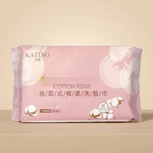 Dry & Wet Dual Use Soft Tough Face Wipes for Makeup Removing Facial Cleansing Not Easy to Tear When Wet Disposable Face Towels