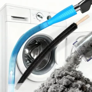 Dryer Vent Cleaner Kit High Efficiency Household Use Vacuum Attachment Multiple Combinations Lint Remover Vacuum Hose Quickly