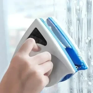 Dual Sided Magnetic Glass Cleaner High Rise Window Wiper With Automatic Drainage System for Home Office Multi Surface Cleaning