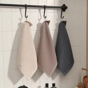 Durable 100% Cotton Home Cleaning Dish Cloth Kitchen Hand Towel Dish Towel