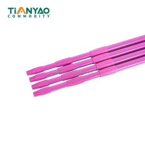 Durable Adjustable Telescopic Iron Coated Stainless Steel Mop Handle Cleaning Tool for Household Use