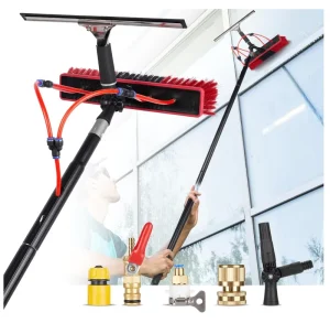 Durable Aluminum Telescopic Rod Eco Friendly Solar Panel Cleaning Kit GB-SPCB-002 Household Brushes Cleaning Tools
