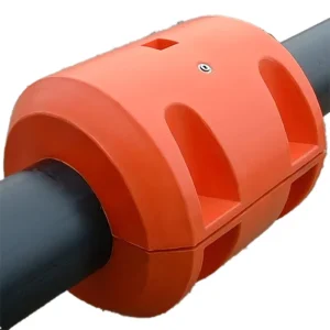 Durable Eco-friendly HDPE Pipe Float Dredge Pipeline Floater Hose Cable Dredging Suction Marine 220KG Buoyancy 600x1000mm