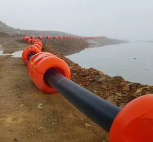 Durable HDPE Floating Pipe Buoy for Mining Slurry Transportation and Dredging Piston Feature