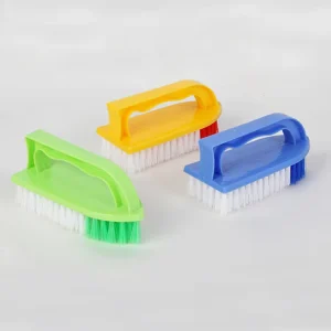 Durable Hand Scrub Brush with Plastic Handle and PP Bristles for Household Cleaning