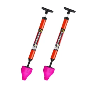 Durable Reusable Plastic Bathroom Sewer Drain Clog Remover Tools High Pressure Air Drain Blaster Toilet Plunger