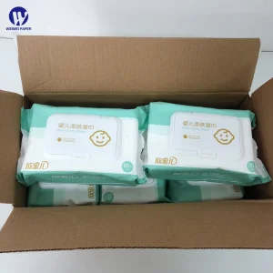 Durable Textured Wet Wipes 80pc Resealable Eco Friendly Cleansing Cloths for Hand & Face Feminine Care
