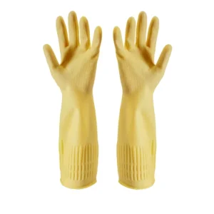 Durable Thickened Industrial Safety Gloves Long Latex Kitchen Dishwashing and Home Laundry Gloves with Labor Protection