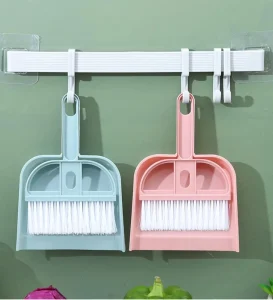Dust Pan with Cleaning Brush Essential Household Item for Convenient Cleaning