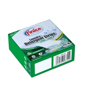 ECO Friendly Clean Laundry Detergent Strips Ultra Concentrated Low Foam Mountain Morning Fragrance 30 50% Active Ingredients