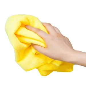 ECO Friendly Yellow Microfiber Cleaning Cloths Pano De Limpeza