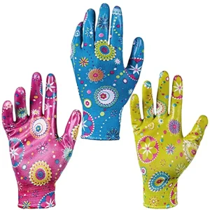 EN388 Nitrile Coated Safety Work Gloves Gardening Household Gloves
