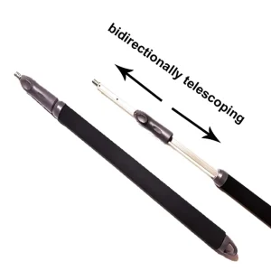 ESD Telescopic Pole Customized Sizes for Roller Extending Handle with Lock Button Aluminum Rod