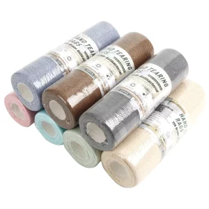Easy Clean Lazy Non Woven Cloth Roll for Household Disposable Non Woven Printed Paper Towel Rolls for Kitchen Dish
