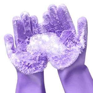 Easy Cleaning Household Gloves Durable Non slip Easy to Clean Household Silicone Gloves