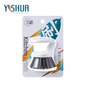 Easy to Grip Small Cleaning Brush for Kitchen Plastic Pots and Bowls Cleaning Brush