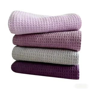 Eco Friendly 100% Cotton Waffle Kitchen Towel Multi Purpose Custom Pattern for Kitchen & Bar