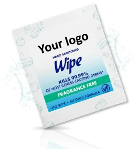 Eco Friendly Alcohol Wet Wipes Individually Wrapped Antibacterial Hand Sanitizer Wipes for Instant Cleaning and Protection