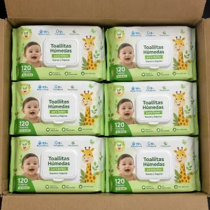 Eco Friendly Baby Wipes Toallitas Ecologicas Para Bebe Biodegradables Plant Based Soft Gentle Cleaning