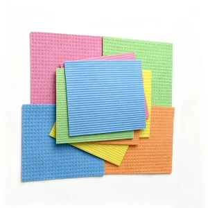 Eco Friendly Biodegradable Cellulose Cleaning Sponge Cloth Dishes Scouring Pad