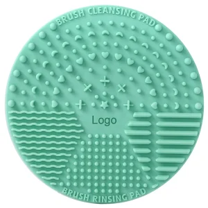 Eco Friendly Cleaner Pad Silicone Makeup Brush Cleaning Mat Portable Washing Tool Scrubber With Suction Cup