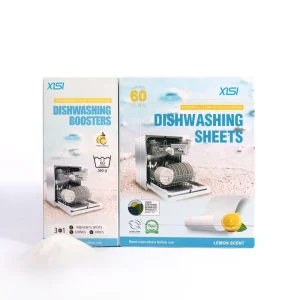 Eco Friendly Disposable Biodegradable Paper Dishwashing Sheets Lemon Scent 11x14cm Factory Direct Supply