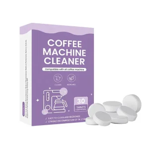Eco Friendly Disposable Coffee Machine Cleaning Tablets for Espresso Maker Descaling Deep Clean High Efficiency