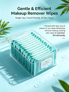 Eco Friendly Disposable Cotton Makeup Remover Wipes
