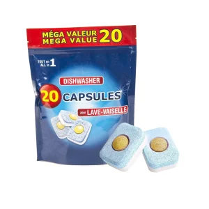Eco Friendly Disposable Dishwasher Tablets Durable Environment Friendly with Powerful Stain Removal