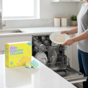 Eco Friendly Disposable Dishwashing Tablets Remove Food Residue & Grease Keep Dishwasher Interiors Spotless
