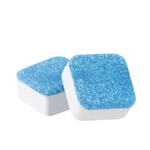 Eco Friendly Disposable Plant Based Solid Dishwasher Cleaner Blocks Deep Cleaning Gentle Machine Tableware Lemon Scent High