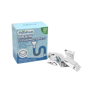 Eco Friendly Disposable Solid Shape Bathroom Cleaners Drain Cleaning Effervescent Drain Cleaning Tablets
