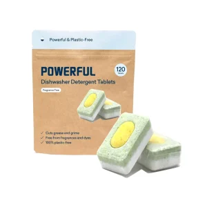 Eco Friendly Disposable Solid Water Soluble Film All in One Dishwashing Tablet for Auto Dishwasher Kitchen Cleaning