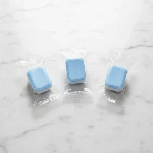 Eco Friendly Disposable Water Soluble Biodegradable Dishwashing Tablets Superior Gentle Cleaner for Greasy Pots Pans Travel