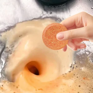 Eco Friendly Drain Cleaning Garbage Disposal Cleaner Tablets with Grapefruit Scent for Kitchen Sink