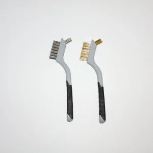 Eco Friendly Durable Multifunctional Copper Steel Cleaning Brushes Plastic Handle for Kitchen Bathroom Cleaning