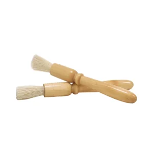 Eco Friendly Durable Wooden Coffee Tea Powder Cleaning Brush for Grinder Machine Cleaning
