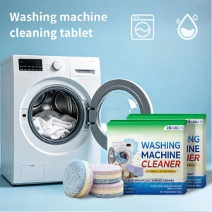 Eco Friendly Effervescent Washing Machine Cleaner Tablets Deep Cleaning Stain Remover for All Washer Models Private Label Bulk