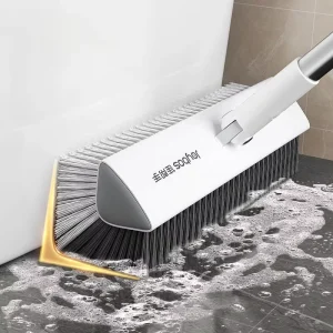 Eco Friendly Floor Cleaning Tool Set Household Bathroom Cleaning Brush Wiper Double sided Brush Long Stainless Steel
