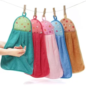 Eco Friendly Hanging Kitchen Towel with Quick Dry Feature and Ties for Cleaning Cloths