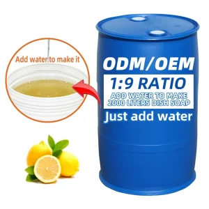 Eco Friendly High Concentration Dishwashing Liquid Gentle on Skin 200L Yield 3000L Dish Soap Pre mixed Paste like Liquid
