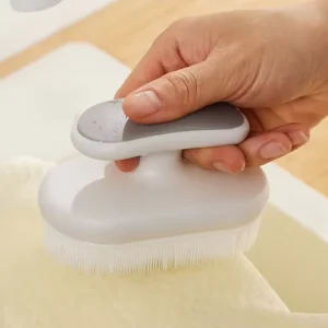 Eco Friendly Household Cleaning Brush with PE+PP Handle and Nylon Bristles for Kitchen Bath Tiles Pets and Shoes